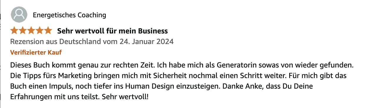 Rezension Erfolg durch Einzigartigkeit 13