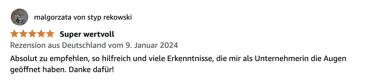 Rezension Erfolg durch Einzigartigkeit 21